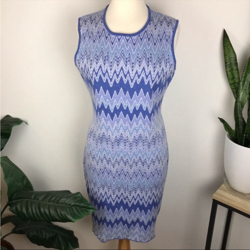 J. McLaughlin Knit Chevron Dress